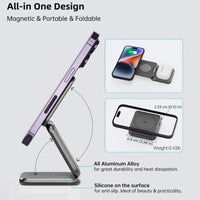 Foldable Magnetic Station 3 in 1