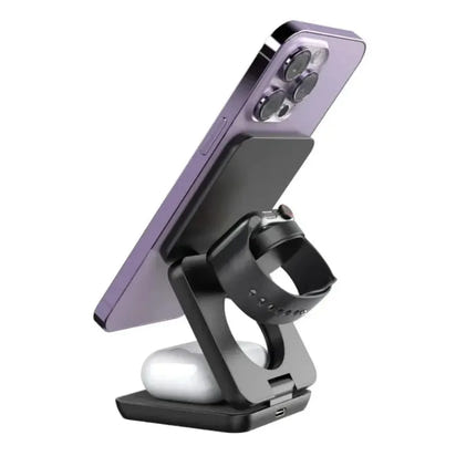 Foldable Magnetic Station 3 in 1