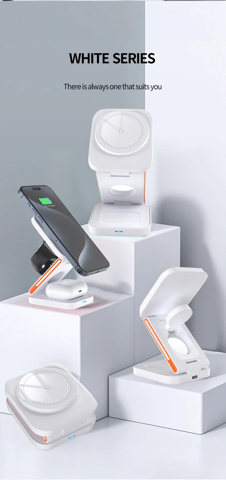 3 in 1 Foldable Charging Station