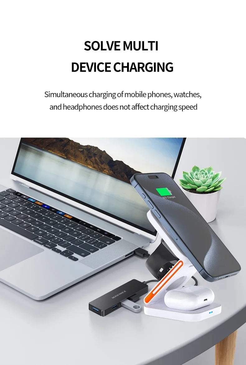 3 in 1 Foldable Charging Station